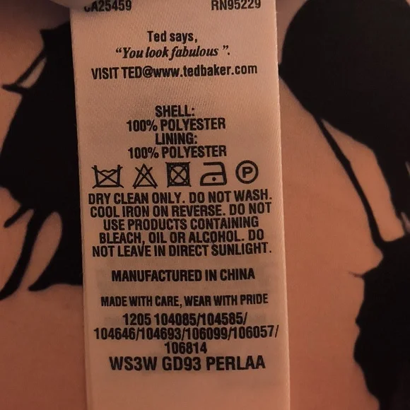 TED BAKER 💚 Floral Pleated Sleeveless Dress US s 6 - Picture 9 of 13